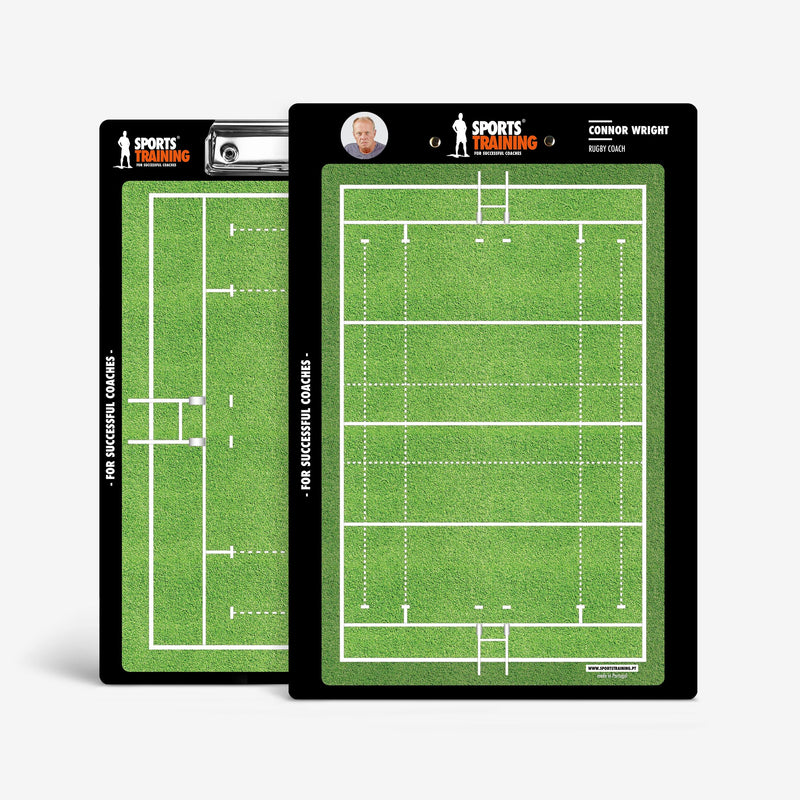 Tableau tactique de rugby 34,5x21,5 cm avec accessoires Pure2Improve